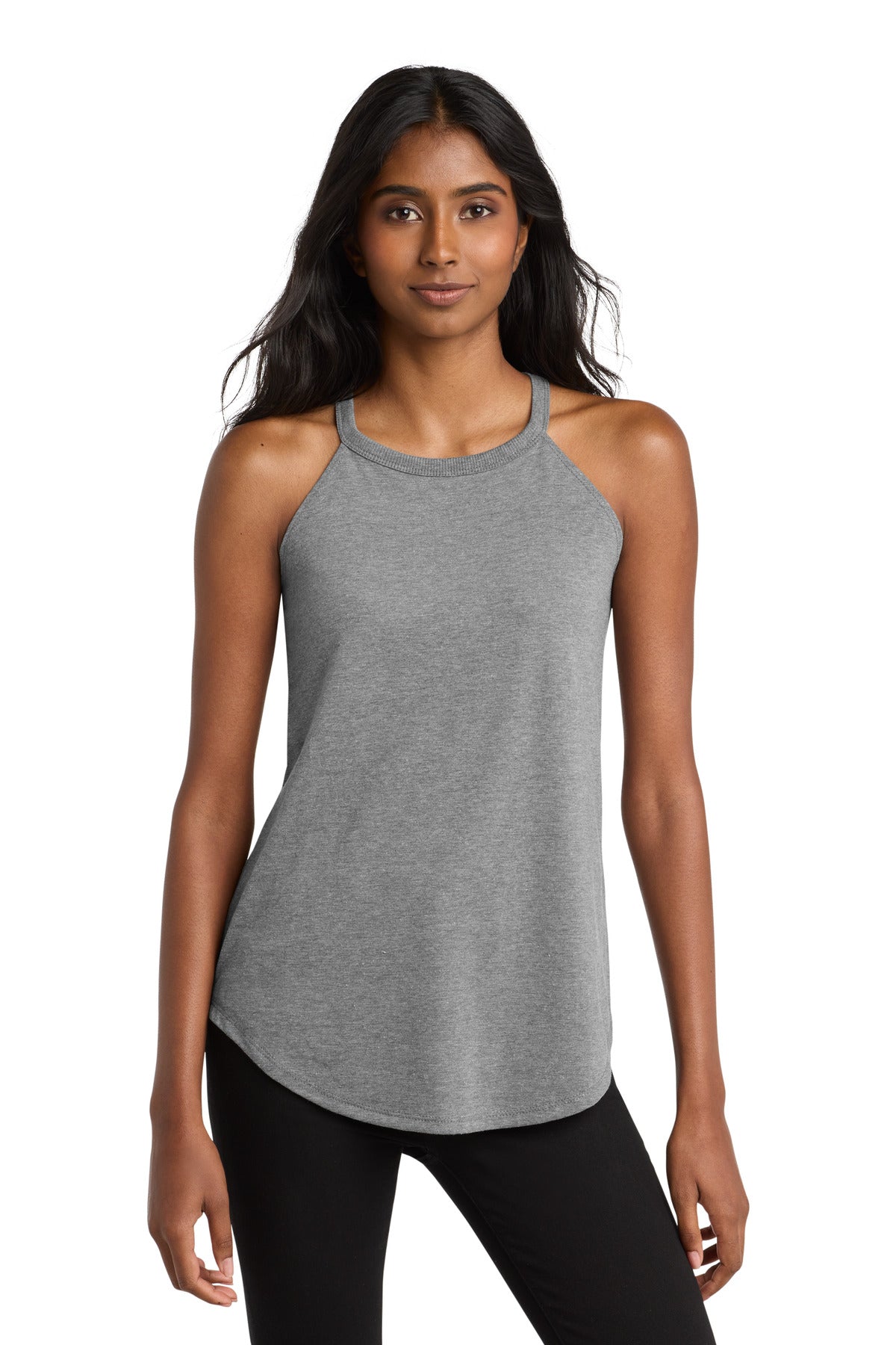 District   Women's Perfect Tri  Rocker Tank. DT137L