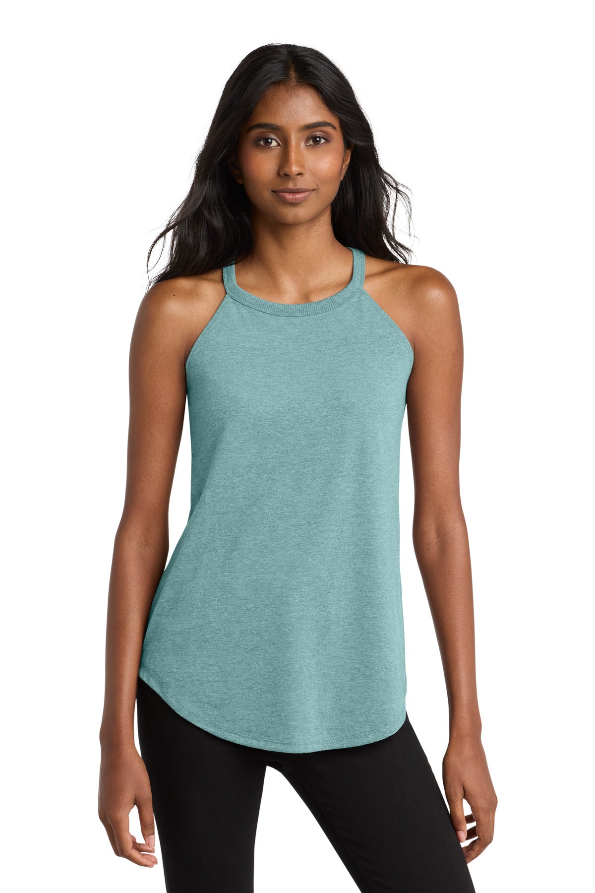 District   Women's Perfect Tri  Rocker Tank. DT137L