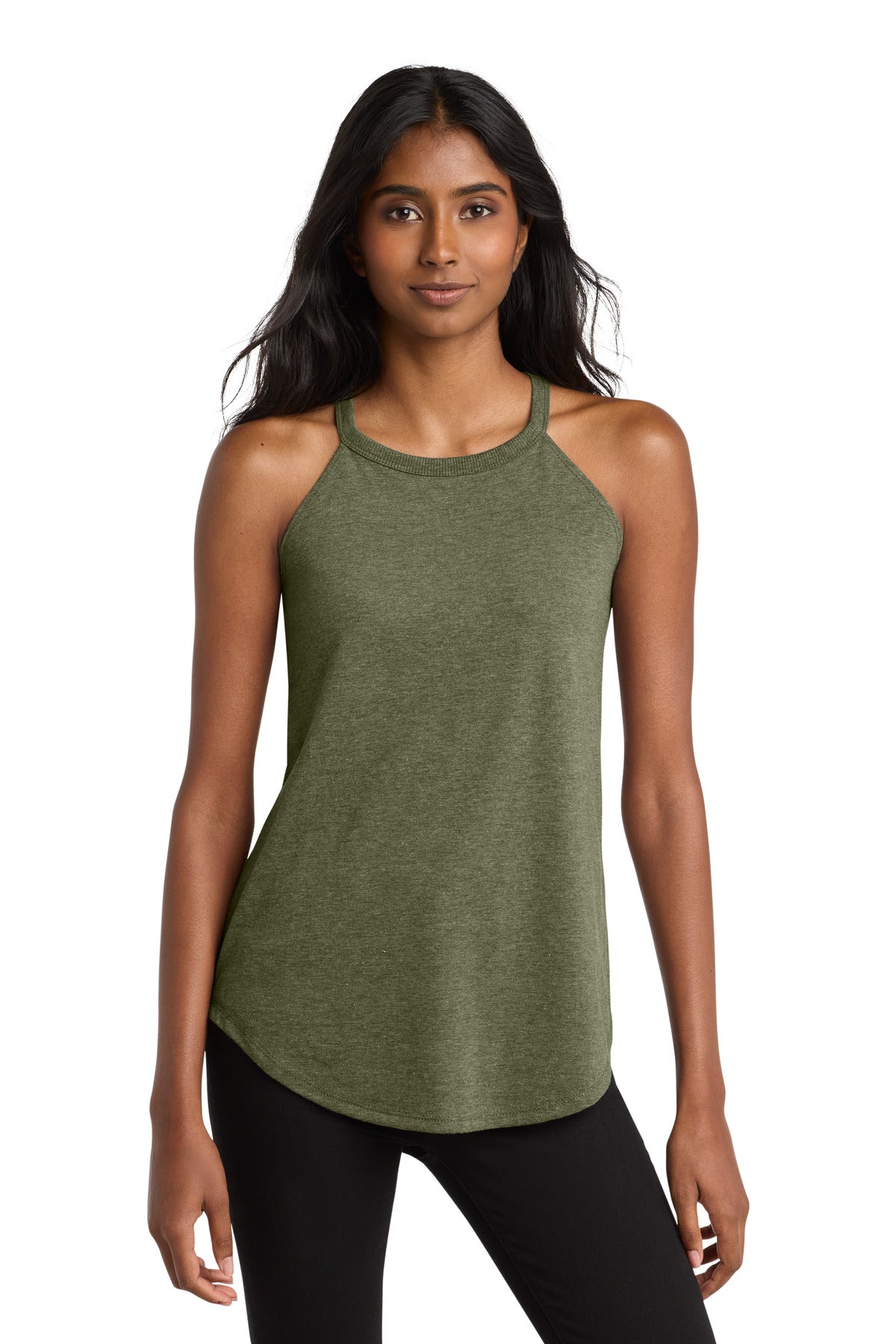 District   Women's Perfect Tri  Rocker Tank. DT137L