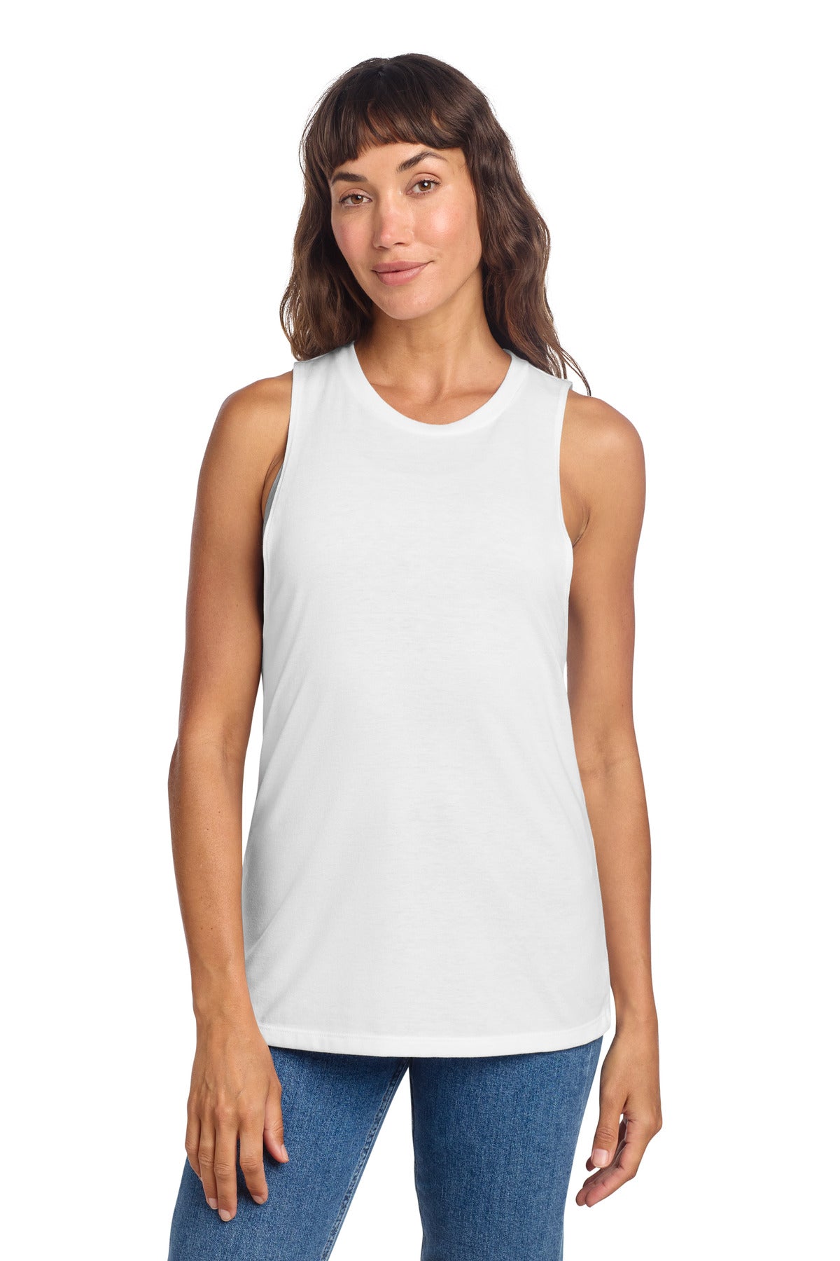 District Women's Perfect Tri Muscle Tank DT153
