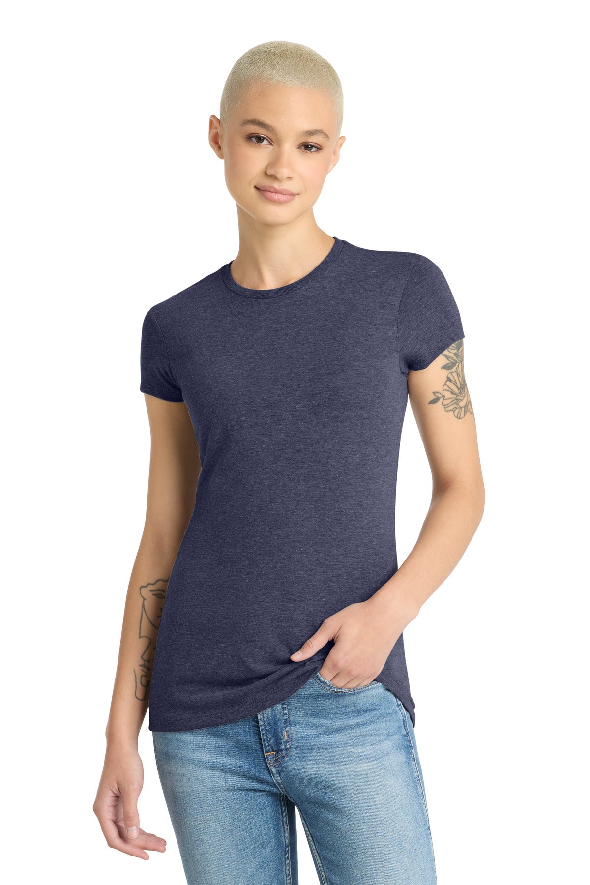 District  Women's Fitted Perfect Tri  Tee. DT155