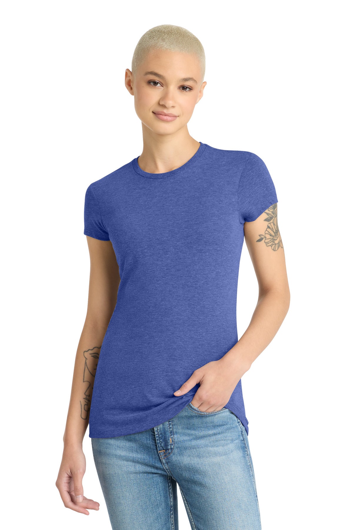 District  Women's Fitted Perfect Tri  Tee. DT155