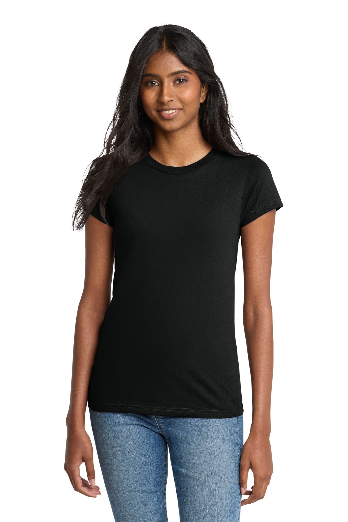 District Women's Fitted The Concert Tee DT5001