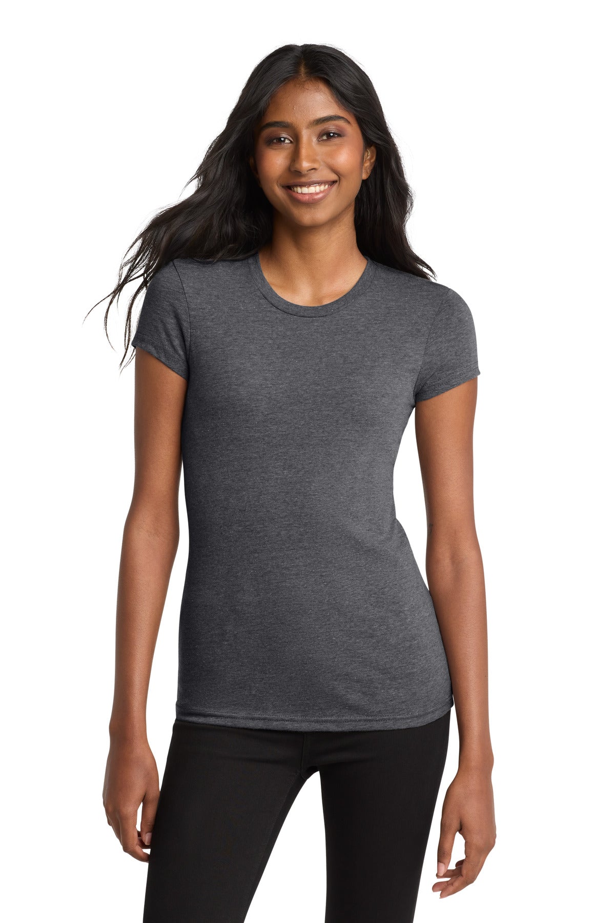 District Women's Fitted Very Important Tee. DT6001