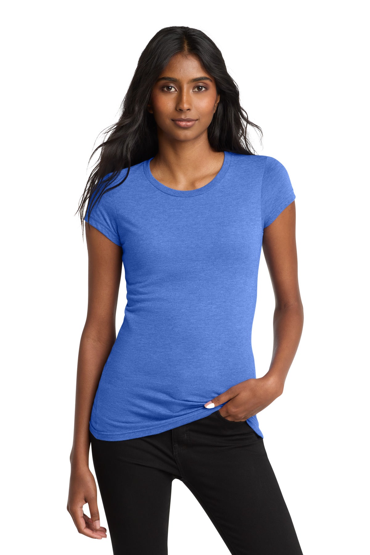 District Women's Fitted Very Important Tee. DT6001