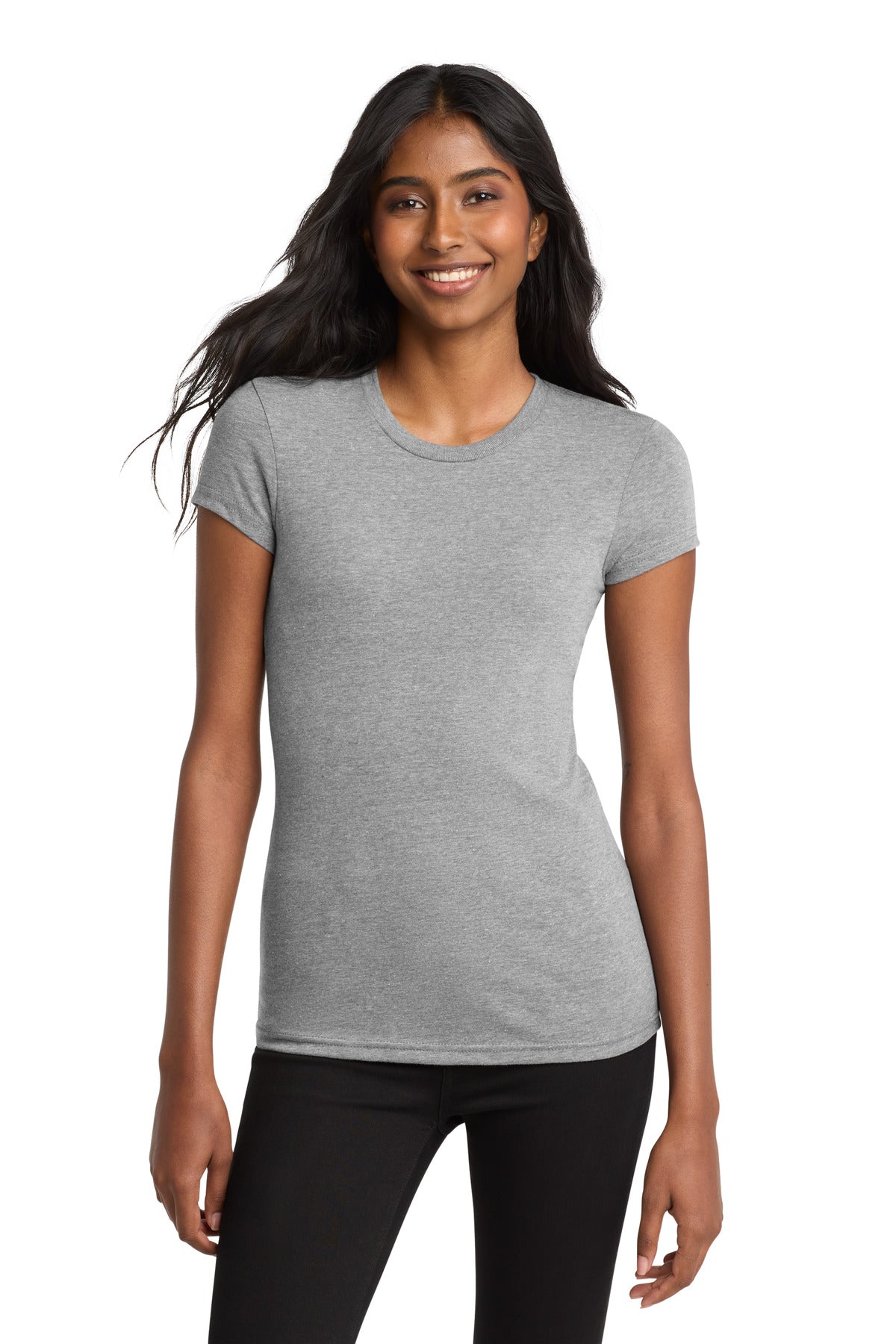 District Women's Fitted Very Important Tee. DT6001