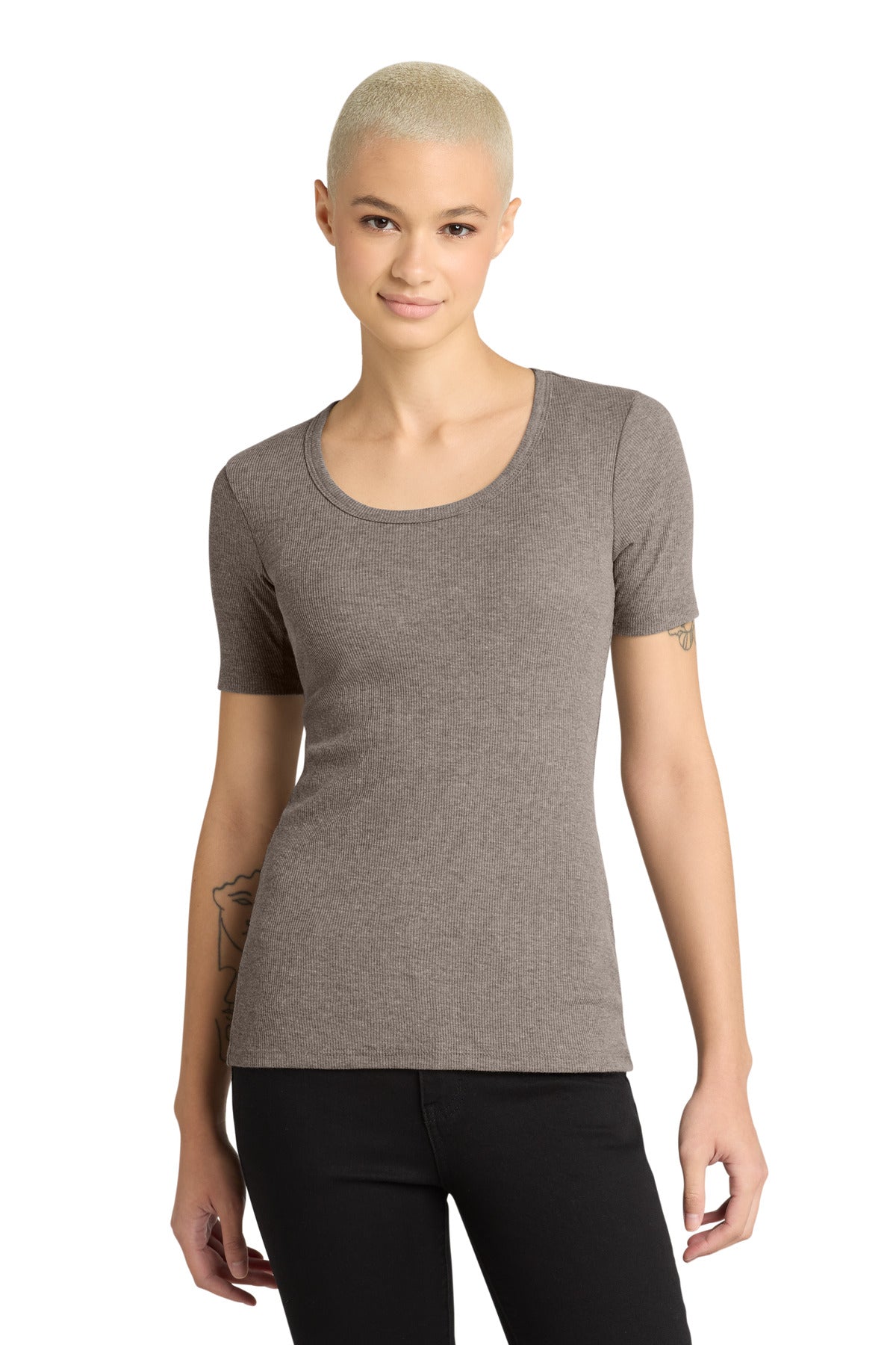 District Women's V.I.T.Rib Scoop Neck Tee DT6020