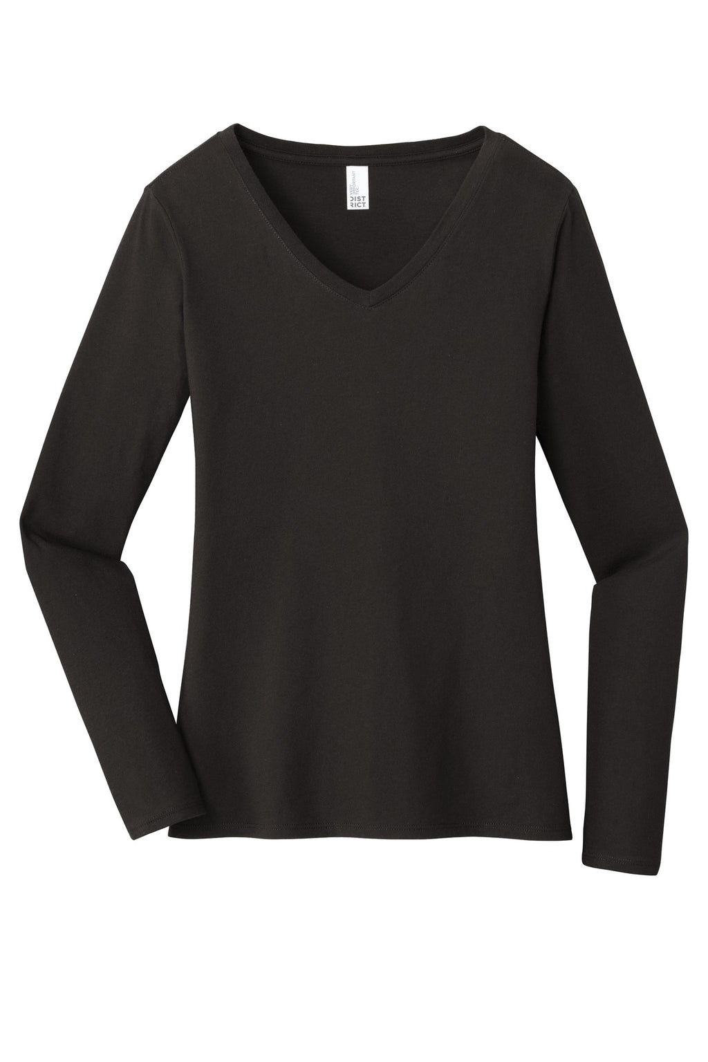 District  Women's Very Important Tee  Long Sleeve V-Neck. DT6201