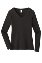 District  Women's Very Important Tee  Long Sleeve V-Neck. DT6201