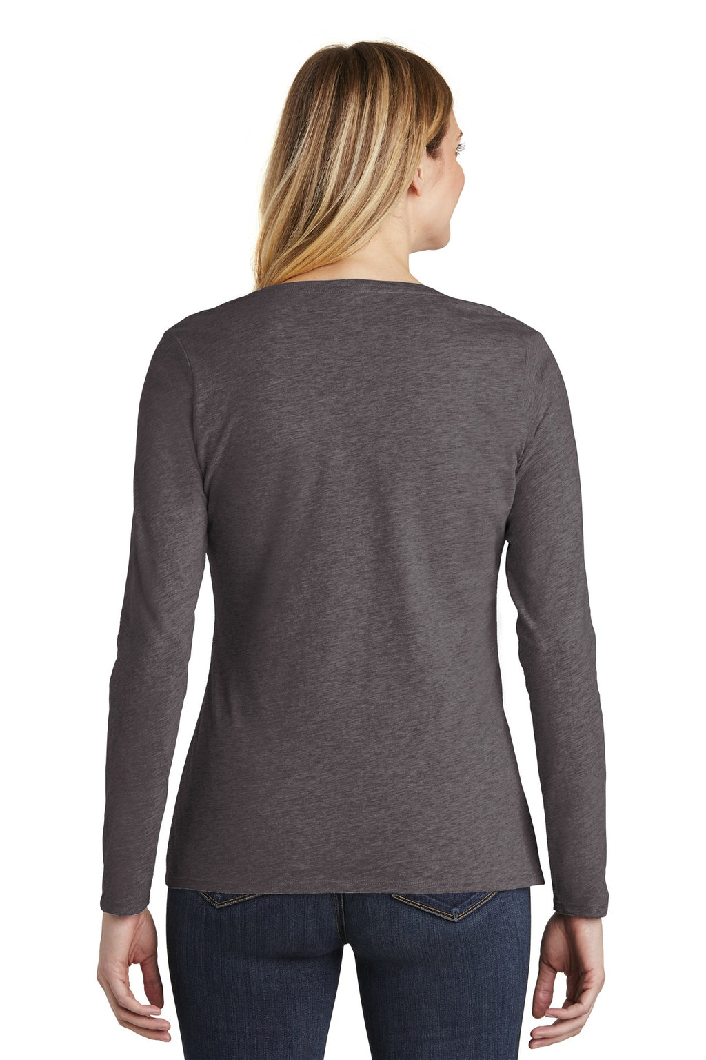 District  Women's Very Important Tee  Long Sleeve V-Neck. DT6201