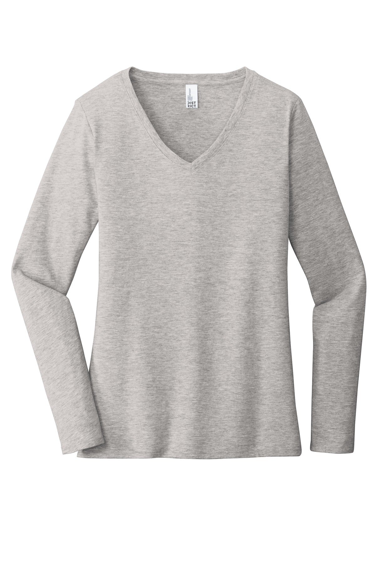 District  Women's Very Important Tee  Long Sleeve V-Neck. DT6201