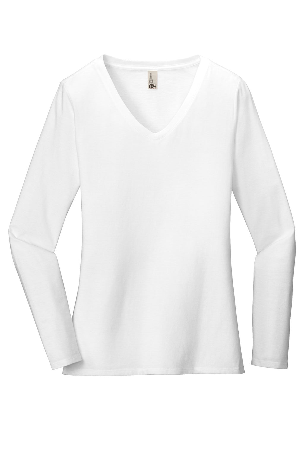 District  Women's Very Important Tee  Long Sleeve V-Neck. DT6201