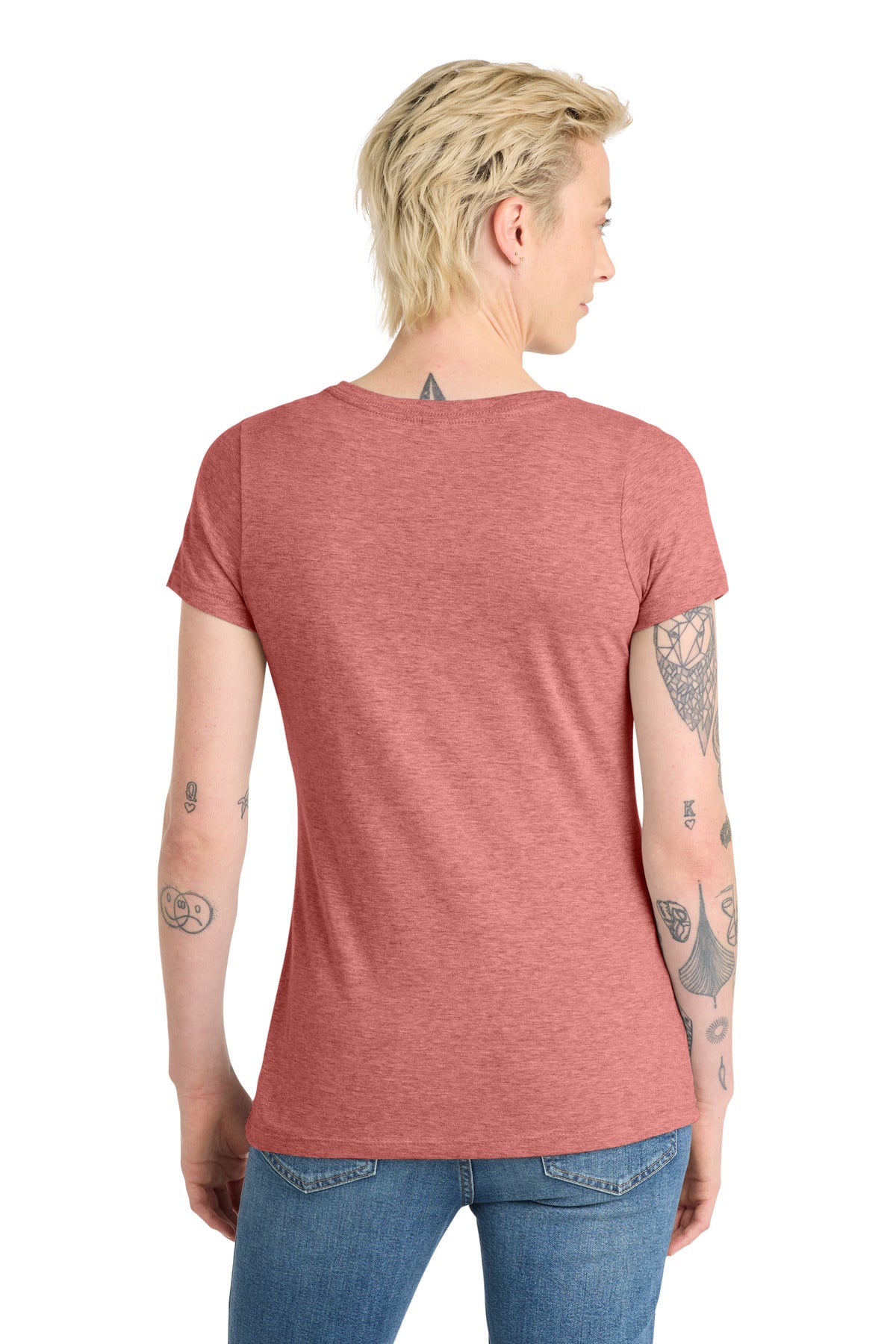 District  Women's Very Important Tee  V-Neck. DT6503