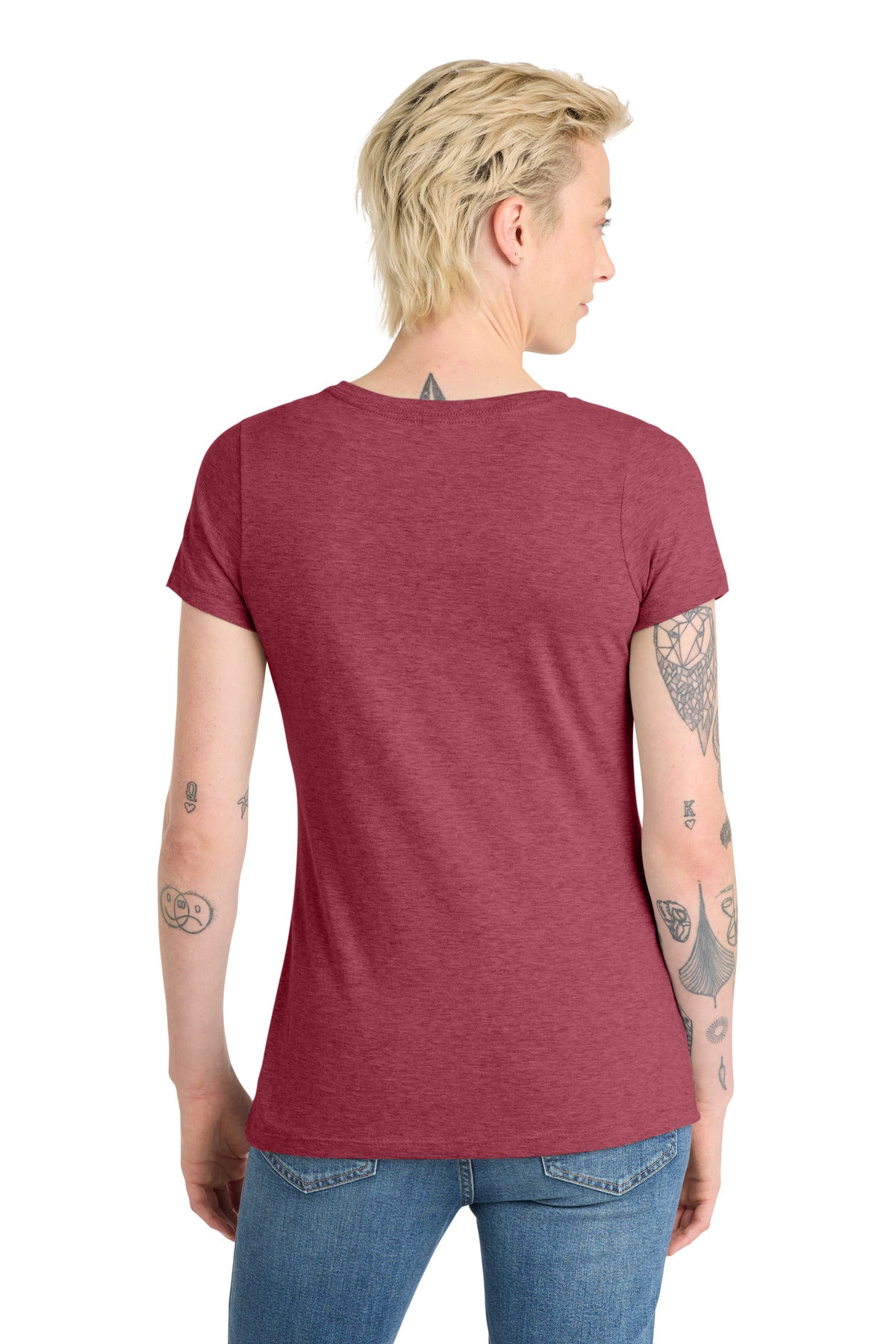 District  Women's Very Important Tee  V-Neck. DT6503
