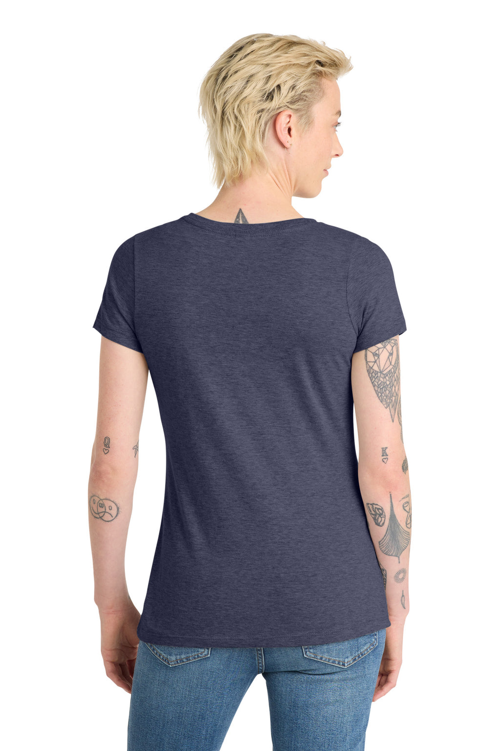 District  Women's Very Important Tee  V-Neck. DT6503