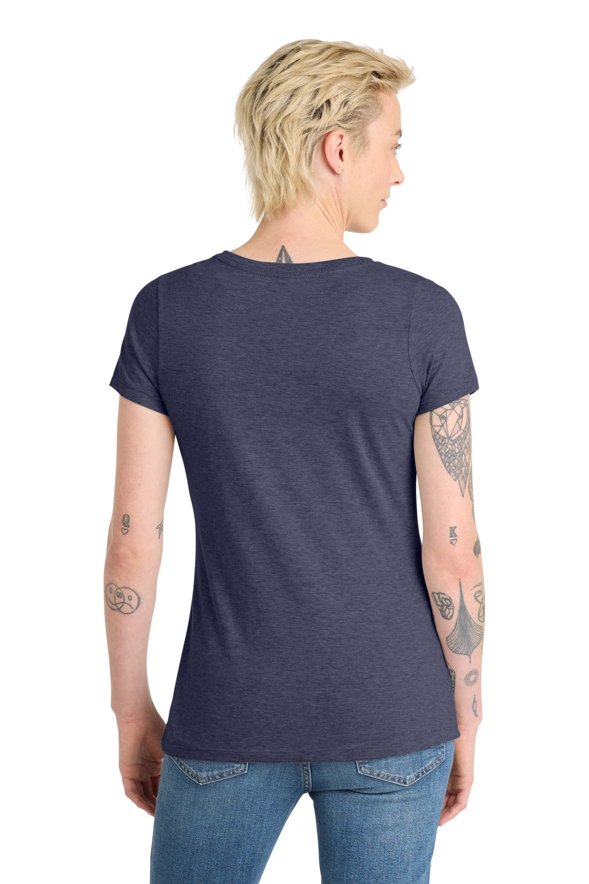 District  Women's Very Important Tee  V-Neck. DT6503