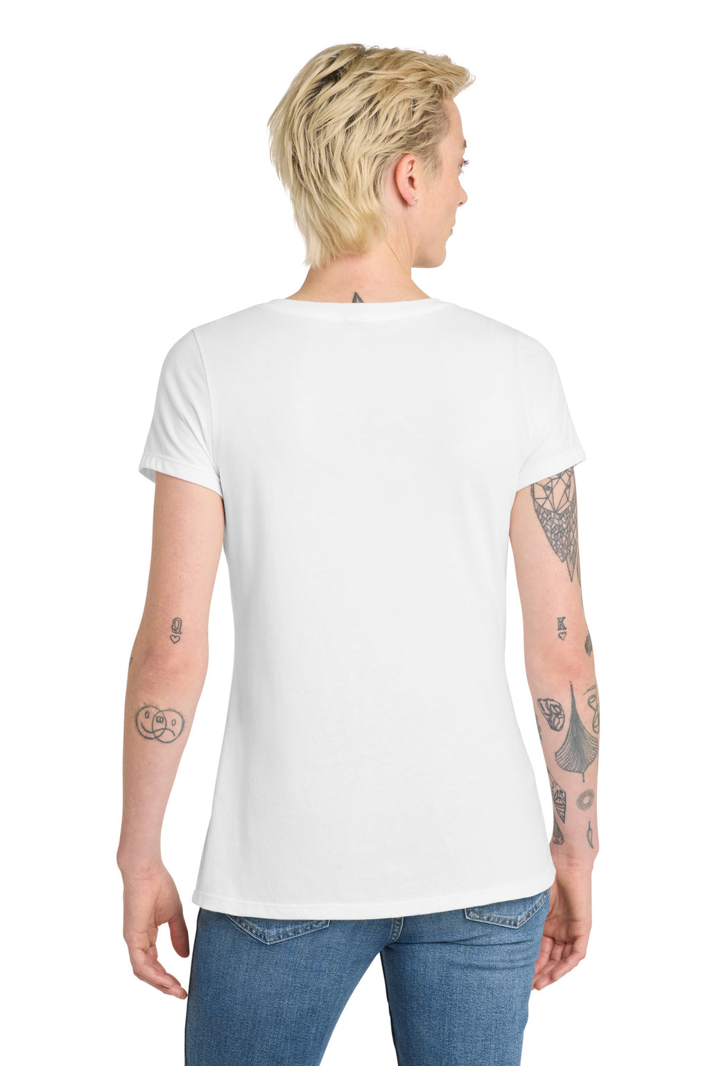 District  Women's Very Important Tee  V-Neck. DT6503