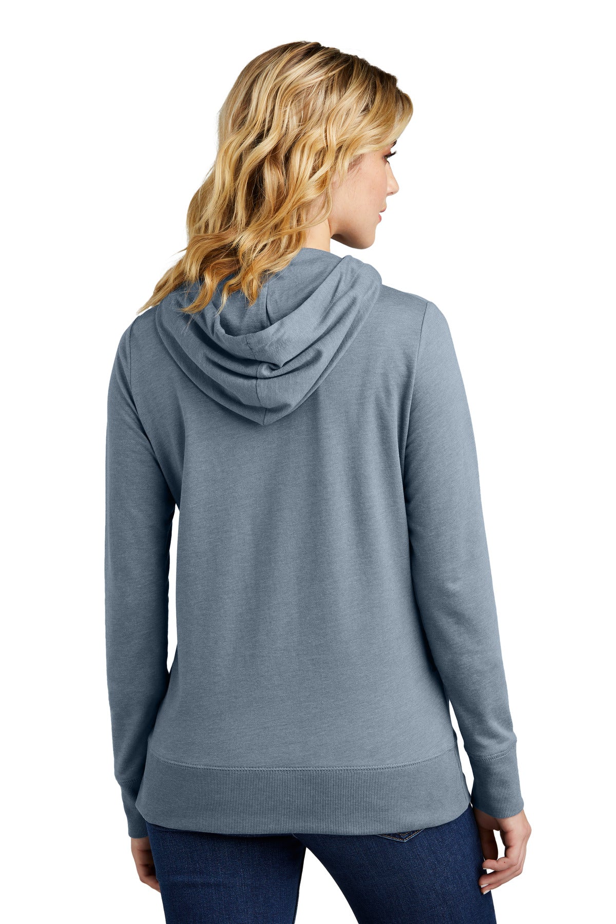 District Women's Featherweight French Terry Full-Zip Hoodie DT673