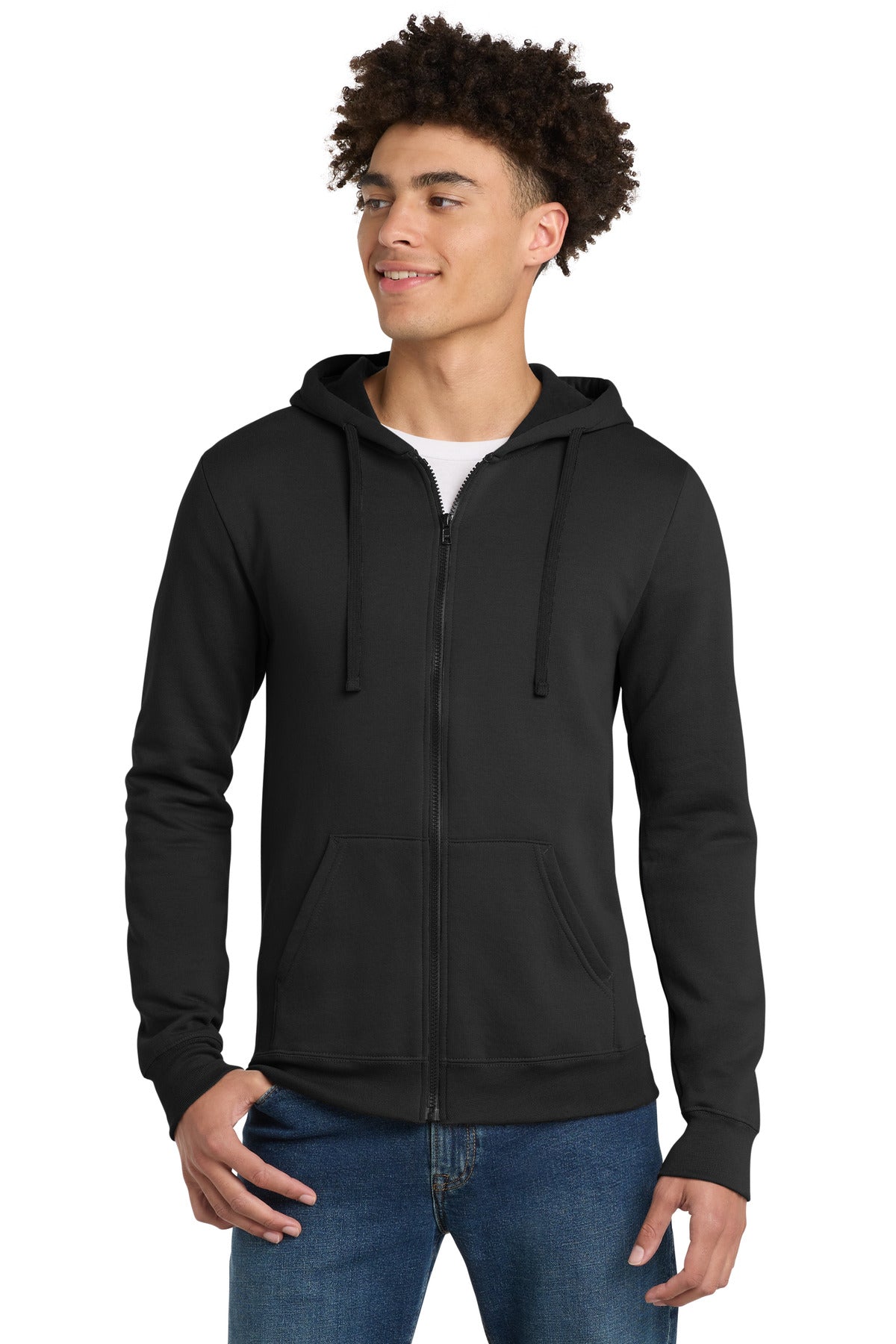 District The Concert Fleece Full-Zip Hoodie. DT800