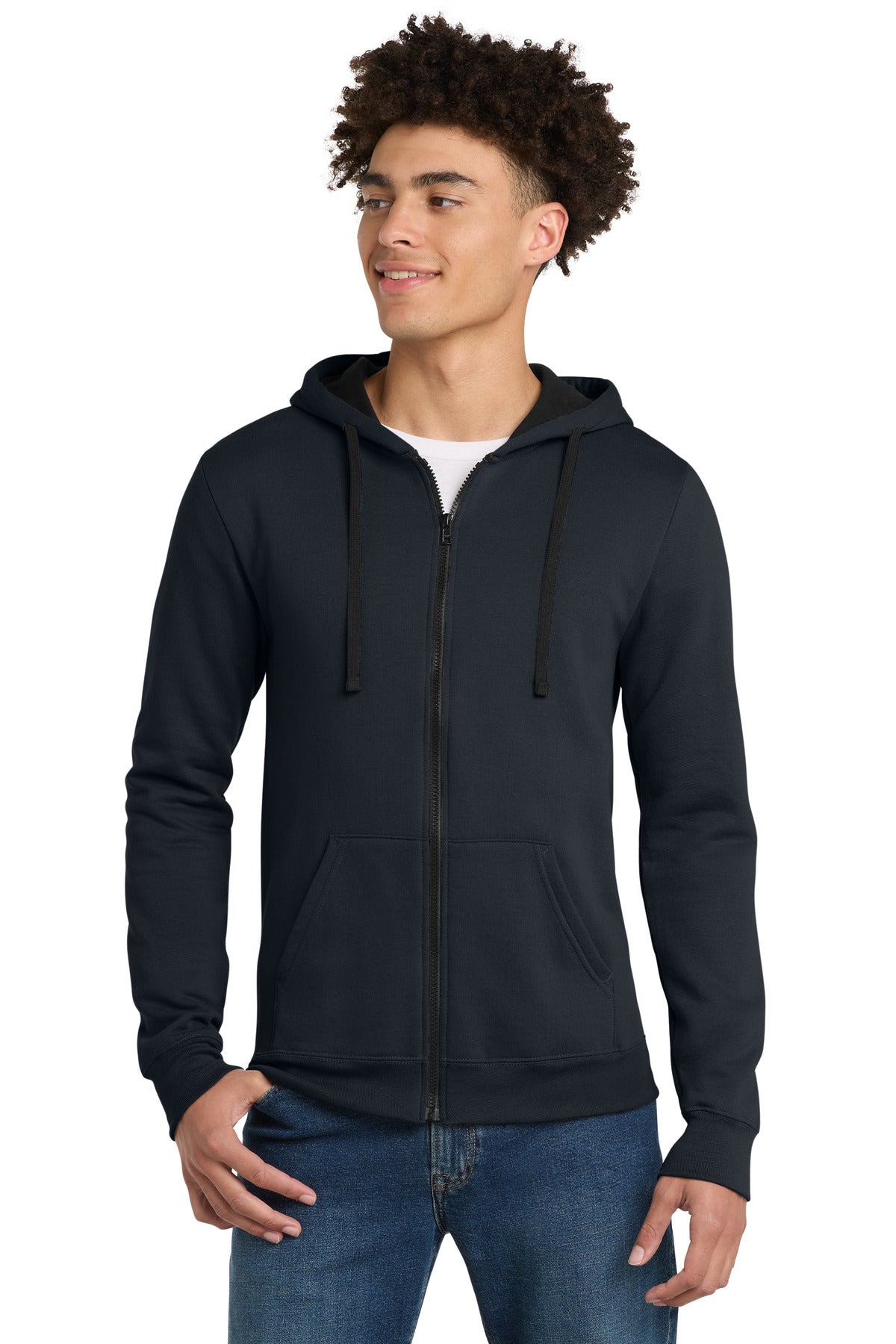 District The Concert Fleece Full-Zip Hoodie. DT800