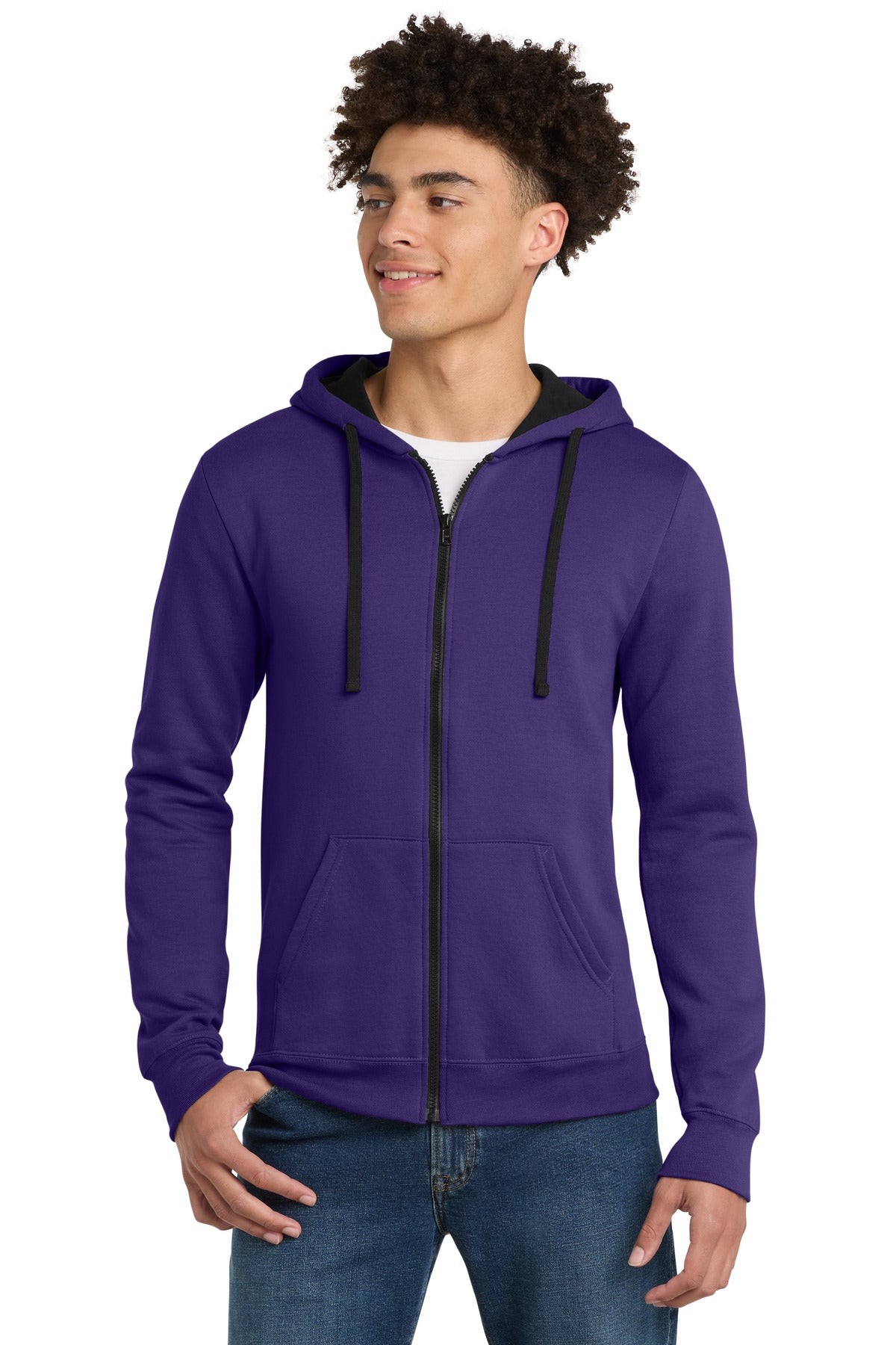 District The Concert Fleece Full-Zip Hoodie. DT800