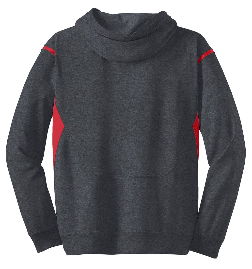 Sport-Tek Tech Fleece Colorblock Hooded Sweatshirt. F246