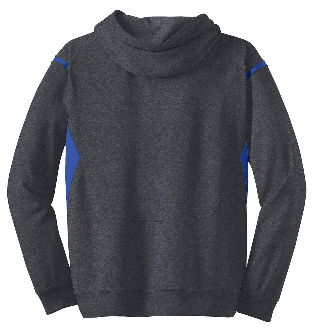 Sport-Tek Tech Fleece Colorblock Hooded Sweatshirt. F246