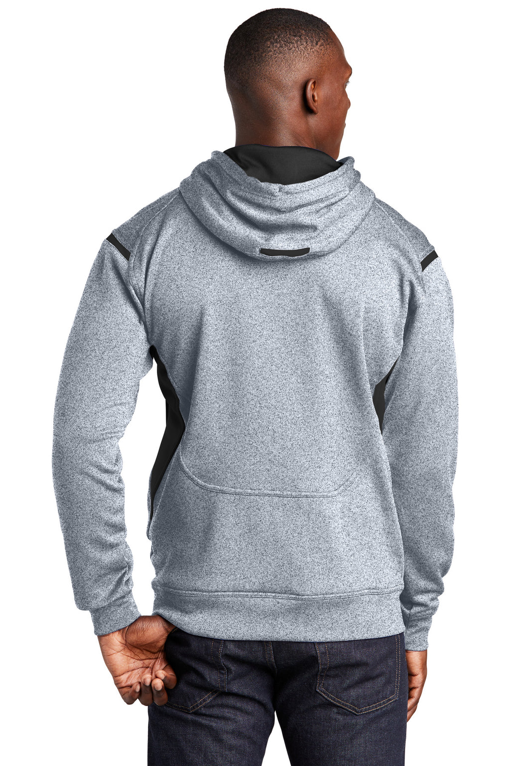 Sport-Tek Tech Fleece Colorblock Hooded Sweatshirt. F246