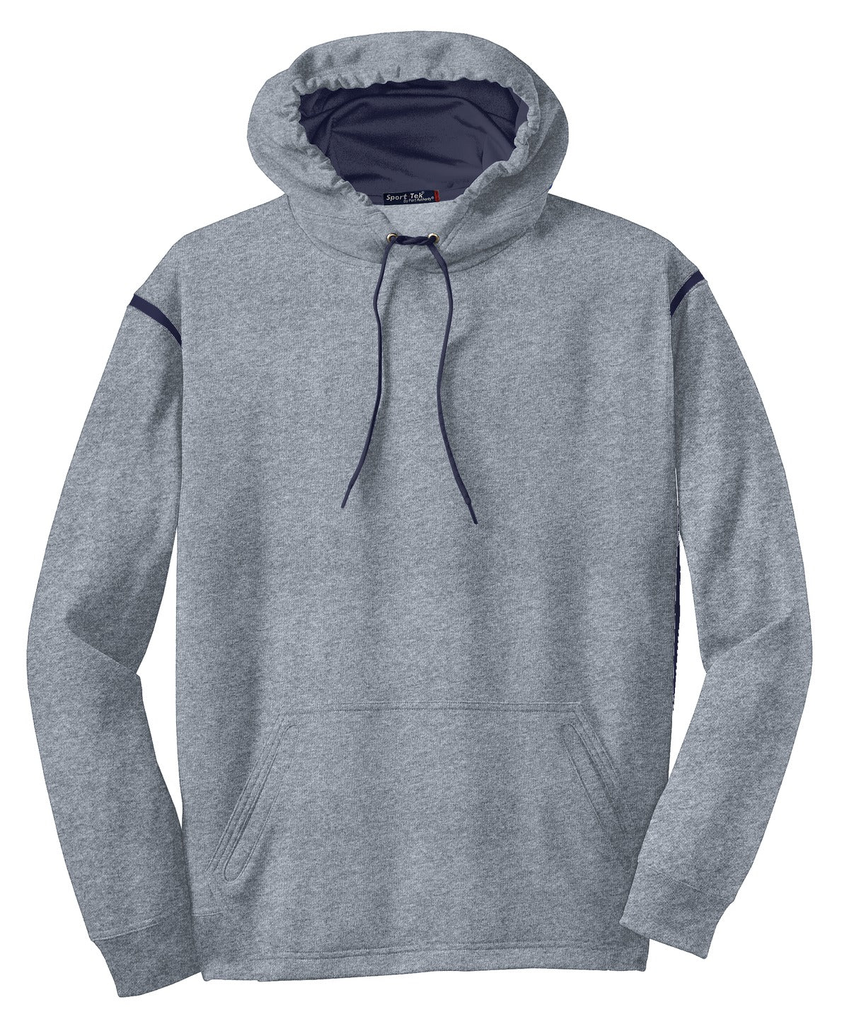 Sport-Tek Tech Fleece Colorblock Hooded Sweatshirt. F246
