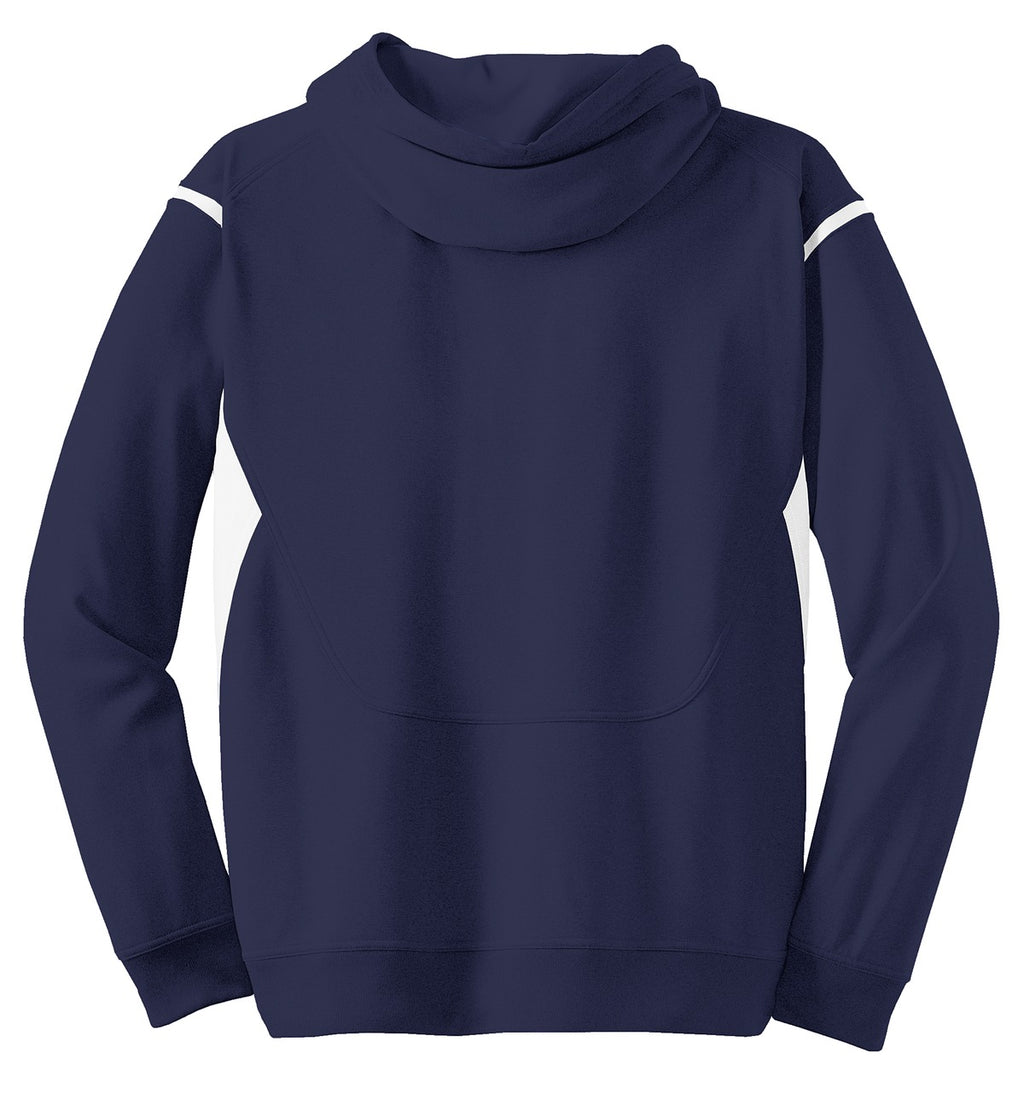 Sport-Tek Tech Fleece Colorblock Hooded Sweatshirt. F246