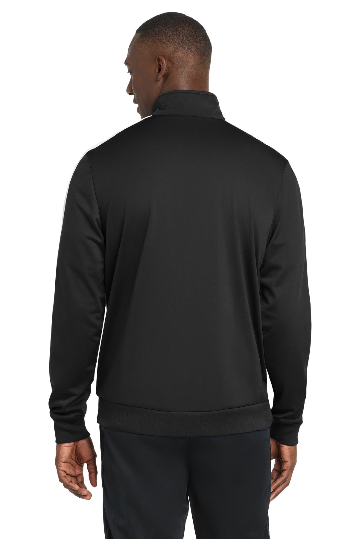 Sport-Tek  Tricot Sleeve Stripe Track Jacket. JST94