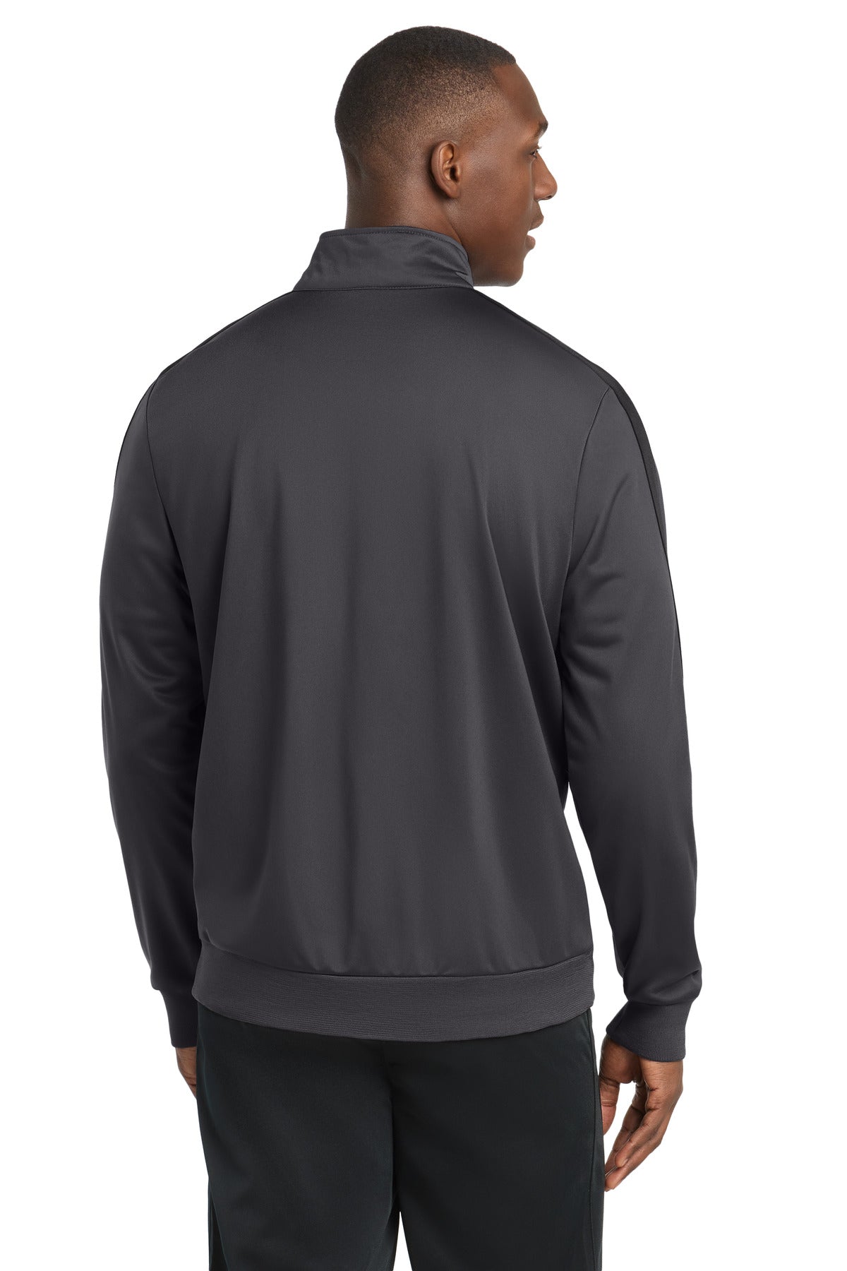 Sport-Tek  Tricot Sleeve Stripe Track Jacket. JST94