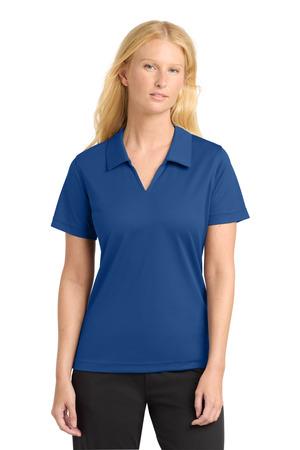 Sport-Tek Women's Dri-Mesh V-Neck Polo.  L469
