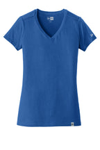 New Era  Women's Heritage Blend V-Neck Tee. LNEA101