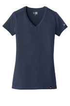 New Era  Women's Heritage Blend V-Neck Tee. LNEA101