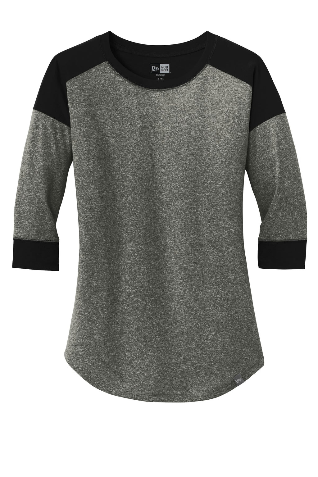 New Era  Women's Heritage Blend 3/4-Sleeve Baseball Raglan Tee. LNEA104