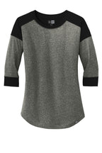 New Era  Women's Heritage Blend 3/4-Sleeve Baseball Raglan Tee. LNEA104