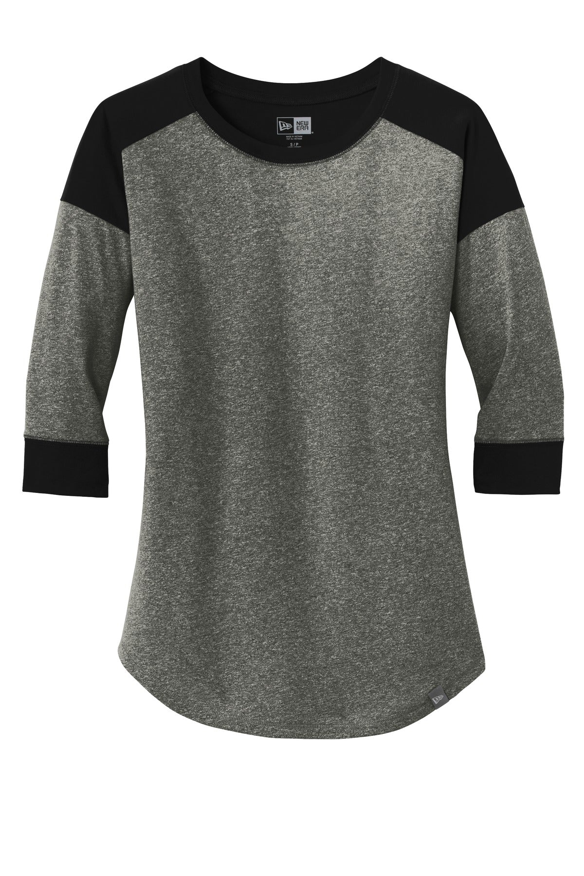New Era  Women's Heritage Blend 3/4-Sleeve Baseball Raglan Tee. LNEA104