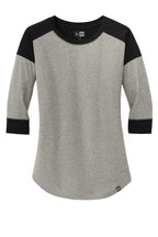 New Era  Women's Heritage Blend 3/4-Sleeve Baseball Raglan Tee. LNEA104