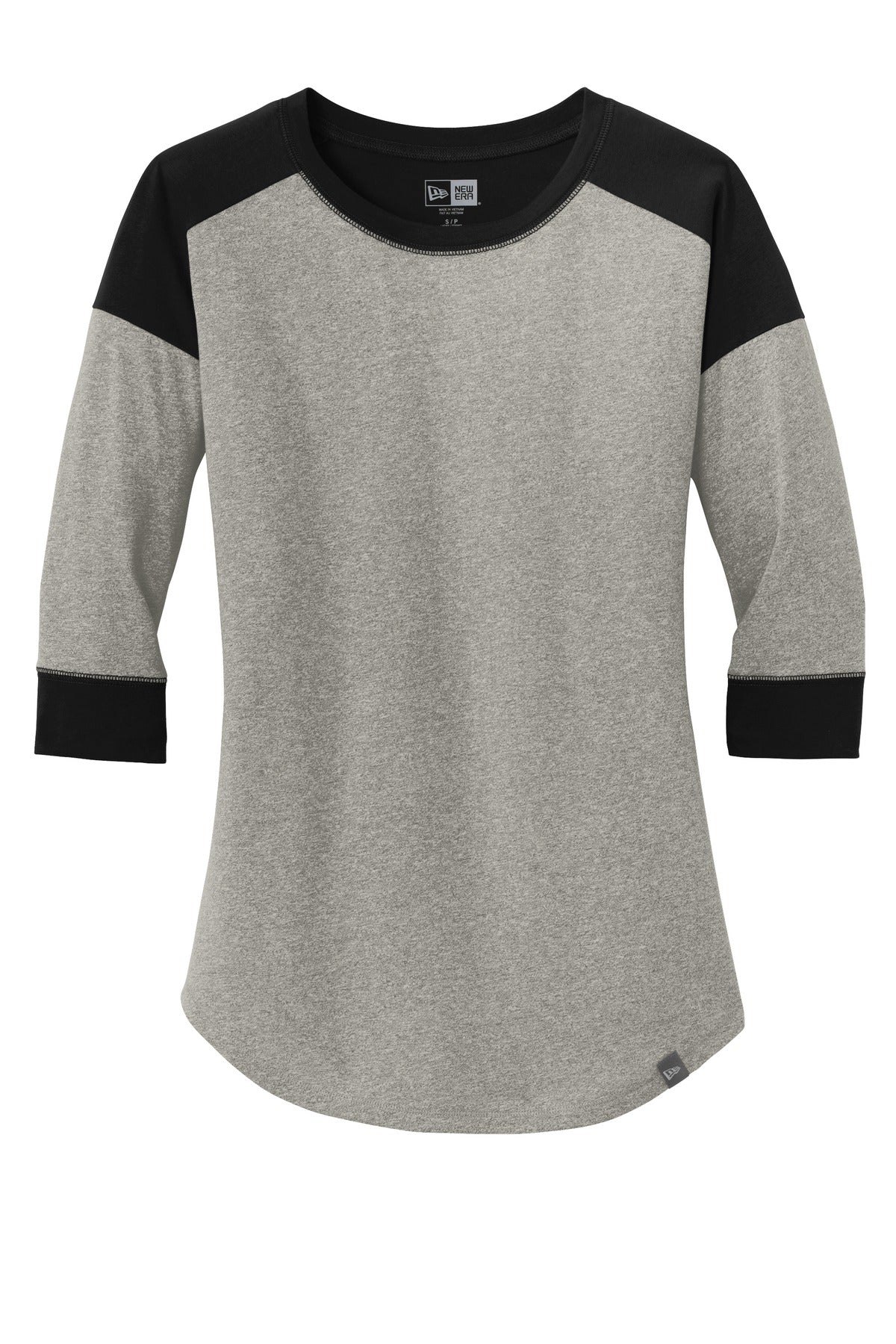 New Era  Women's Heritage Blend 3/4-Sleeve Baseball Raglan Tee. LNEA104