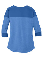 New Era  Women's Heritage Blend 3/4-Sleeve Baseball Raglan Tee. LNEA104