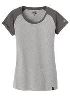 New Era  Women's Heritage Blend Varsity Tee. LNEA107