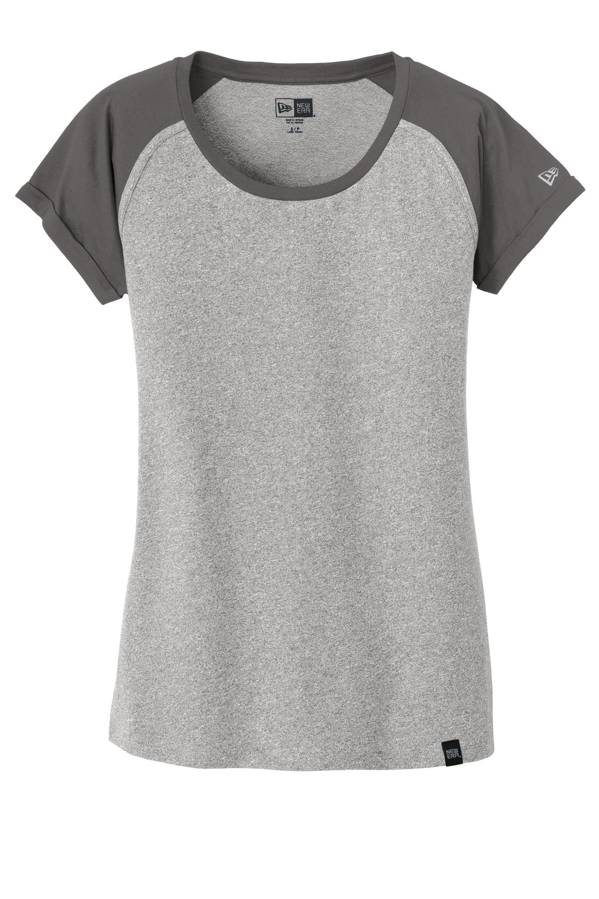 New Era  Women's Heritage Blend Varsity Tee. LNEA107