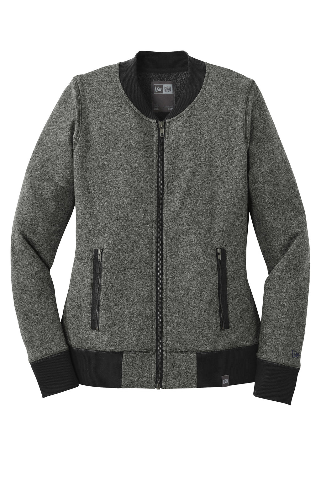 New Era Women's French Terry Baseball Full-Zip. LNEA503