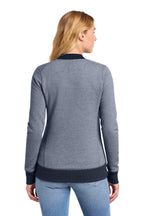 New Era Women's French Terry Baseball Full-Zip. LNEA503