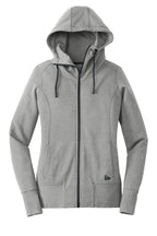New Era  Women's Tri-Blend Fleece Full-Zip Hoodie. LNEA511