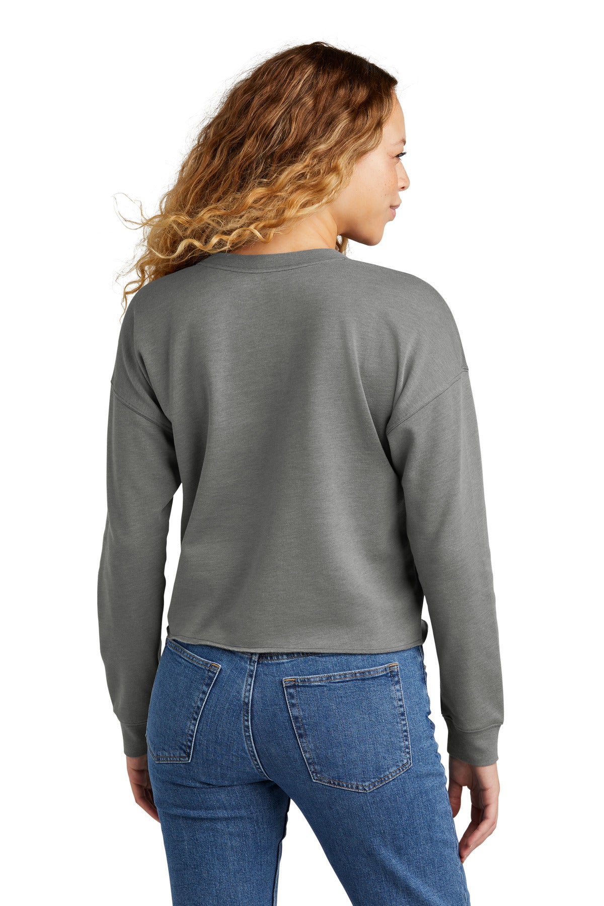 New Era Women's Tri-Blend Fleece Crop Crew LNEA514