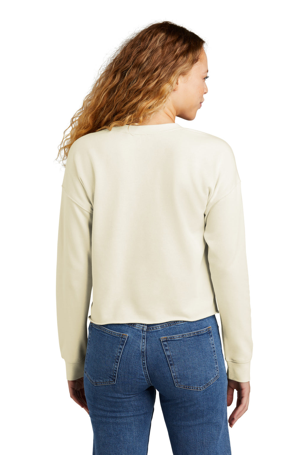 New Era Women's Tri-Blend Fleece Crop Crew LNEA514