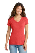 Port & Co Women's Tri-Blend V-Neck Tee. LPC330V