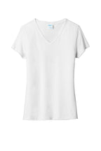 Port & Co Women's Tri-Blend V-Neck Tee. LPC330V